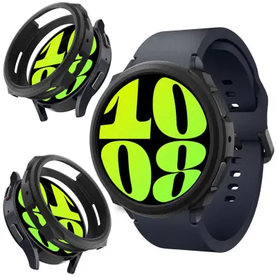 Zaščitni ovitek Spigen Liquid Air za Samsung Galaxy Watch 6 (44 mm) - črna mat izvedba