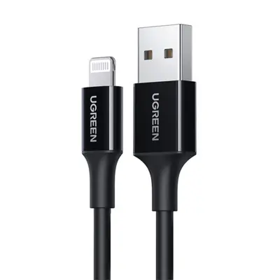 Ugreen US155 80822 Kabel USB-A/Lightning MFi 2.4A 1m - Črna