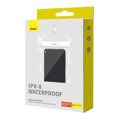Vodoodporno etui Baseus AquaGlide BS-PC030 IPX8 z valjastim zaprtjem - belo