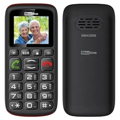 MOBILNI TELEFON MAXCOM MM428 ČRN, DUALSIM, 3G, PAMETNI TELEFON