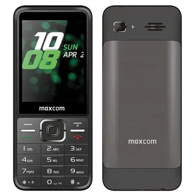 MAXCOM MM244 DUALSIM MOBILNI TELEFON ČRN PAMETNI TELEFON ZA 2 SIM
