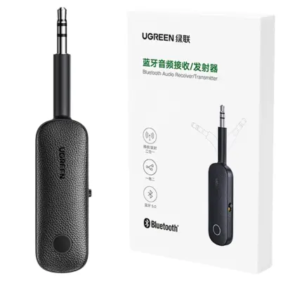 UGREEN SPREJEMNIK BLUETOOTH ODDAJNIK MINI JACK 3,5 MM ČRN CM403