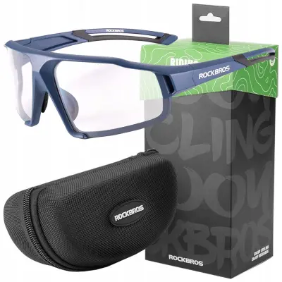 KOLESARSKA OČALA ROCKBROS FOTOKROMNA UV400 MODRA DURABLE