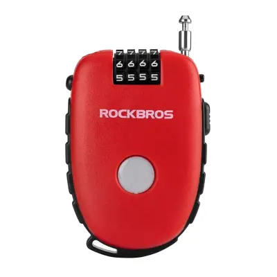 KOLESARSKA KLJUČAVNICA ROCKBROS Z REWELLED KABLOM ZA KOVČEK ZA KOLO HOLSTER RDEČA
