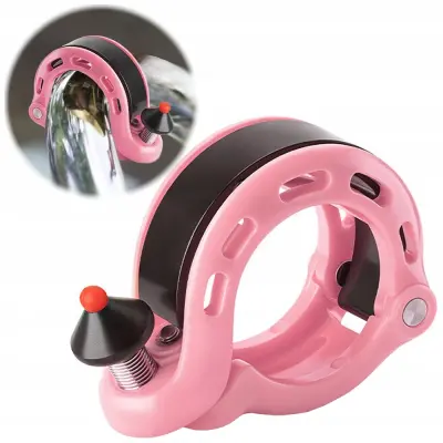 KOLESARSKI ZVONČEK ROCKBROS ČRKA Q DURABLE LOUD PINK ZA KOLO