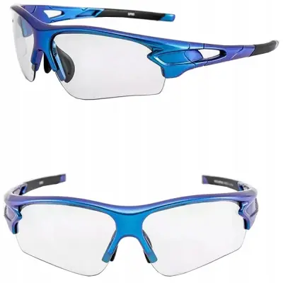 KOLESARSKA OČALA ROCKBROS PHOTOCHROMIC UV400, MODRA, UDOBNA