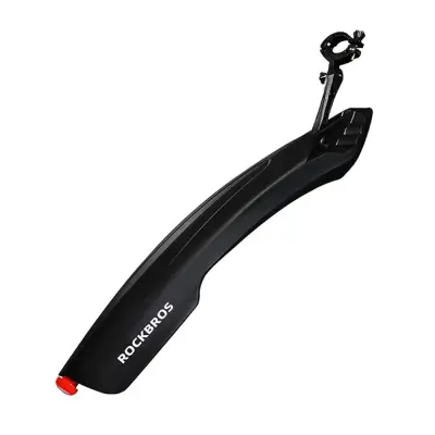 BLATNIK ROCKBROS DNB8001 Z RDEČO LED LUČJO ZA KOLO, ČRN