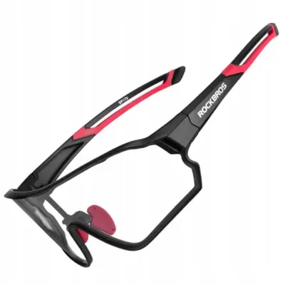 KOLESARSKA OČALA ROCKBROS PHOTOCHROMIC UV400 ČRNA IN RDEČA