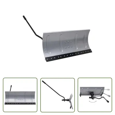 The Living Store Snežni plug za kosilnico 100 cm - Snežni Plug Za Kosilnico