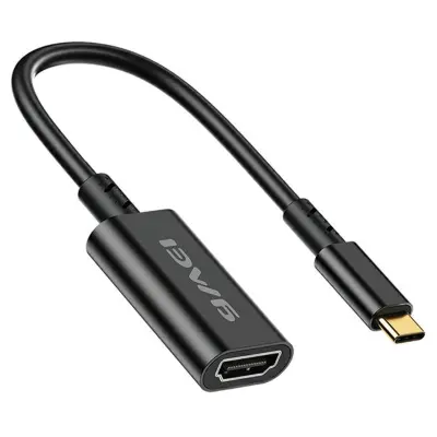AWEI ADAPTER CL-217T USB-C/HDMI ČRN KABEL 4K 30HZ ZA TV