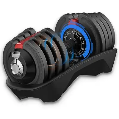 DH FitLife Nastavljive Hantle 1,5 do 18 KG z 12 Težnostnimi Stopnjami