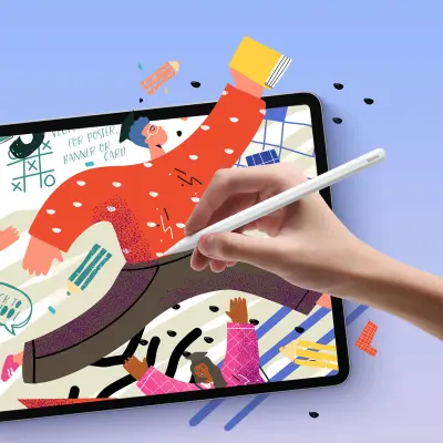 Aktivno pisalo za iPad Smooth Writing 2, belo