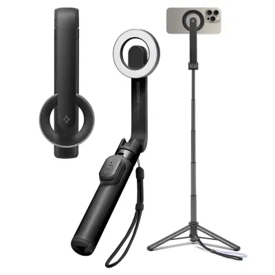 SPIGEN ZA MAGSAFE SELFIE STICK STATIV BLUETOOTH ZA IPHONE ČRN