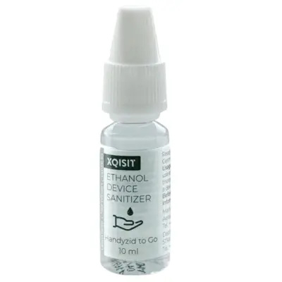 XQISIT ČISTILNA TEKOČINA ZA ZASLONE IN NAPRAVE 10ML ETANOL ČRNA
