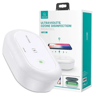 USAMS UV STERILIZATOR Z INDUKCIJSKIM POLNILCEM 10W BEL ZA TELEFONE