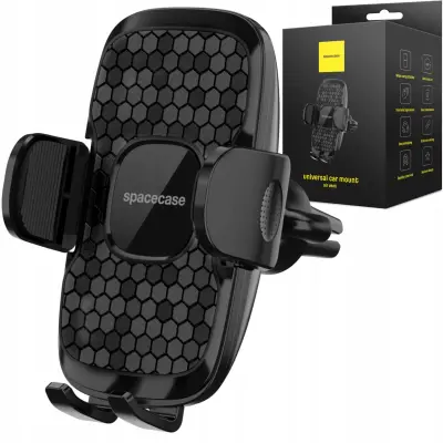 SPACECASE GHOST AIR VENT SC12 AVTODRŽALO ČRNO ZA TEL