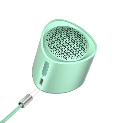 Mali Mini TWS Nimo Bluetooth 5.3 5W brezžični zvočnik, zelen