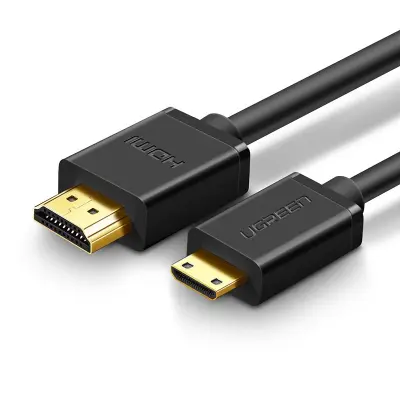 Adapterski kabel HDMI na mini HDMI 2.0v 4K 60Hz 30AWG 1.5m črn