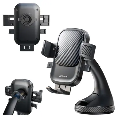 JOYROOM JR-OK6 VPENJALO DRŽALO ZA TELEFON ZA STEKLO ČRNO ZA PAMETNE TELEFONE