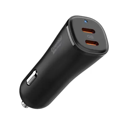 SPIGEN EV502 AVTOPOLNILEC 50W ČRN ZA TELEFONE USB-C