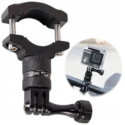 DRŽALO ZA STATIV ZA ŠPORTNO KAMERO ZA KOLO UNIVERZALNO ČRNO