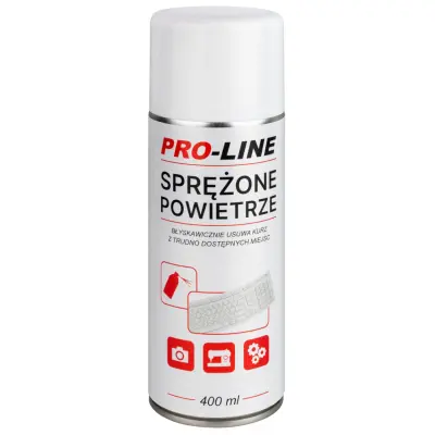 STISNJEN ZRAK ZA ČIŠČENJE ELEKTRONIKE 400ML PRO-LINE SPRAY