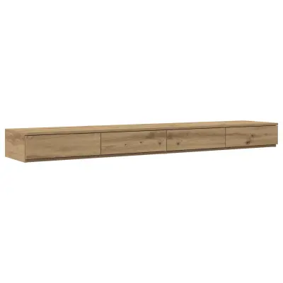vidaXL Posteljni predali Artisan Oak 180x36,5x16,5 cm Igraj na inženirski les