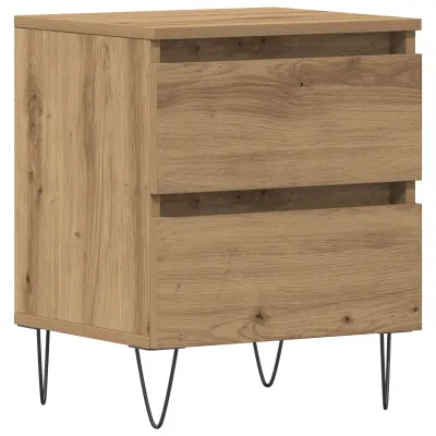 vidaXL Nočna omarica Artisan Oak 40x35x50 cm Izdelana iz lesa