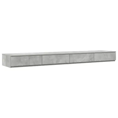 vidaXL Predali za posteljo Vzmetna siva 200x36,5x16,5 cm Izdelano iz lesa