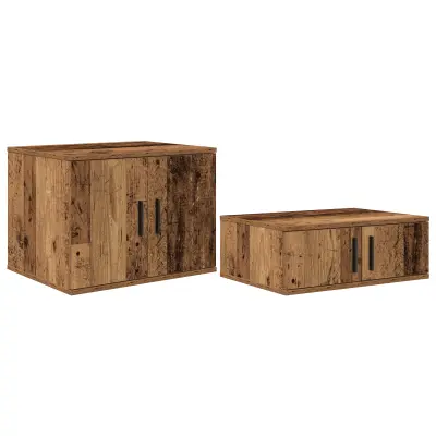 vidaXL Shranjevalna omara Stari les 118x41x40 cm Keramika