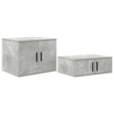 vidaXL Omara za Shranjevanje Betonsko Siva 103x41x40 cm Inženirski Les