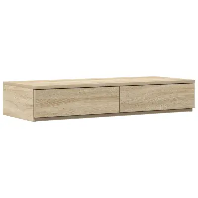 vidaXL Predali za posteljo Sonoma hrast 90x36,5x16,5 cm iz inženirskega lesa