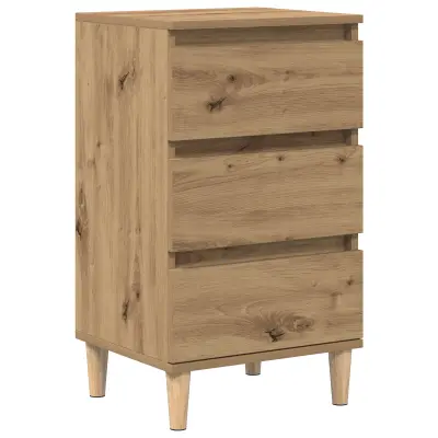 vidaXL Nočna omarica Artisan Oak 40x35x70 cm Inženirski les