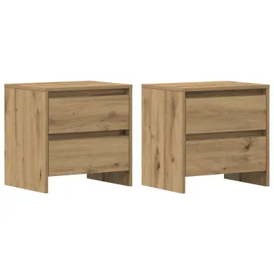 vidaXL Nočna omarica 2 kosa Artisan Oak 45x34x44,5 cm Inženirski les