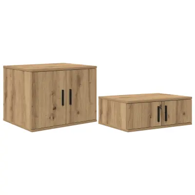 vidaXL Shranjevalna omara Artisan Oak 118x41x40 cm iz inženirskega lesa