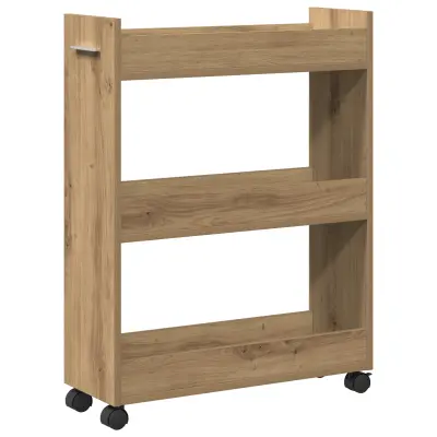 vidaXL Premični omarica iz umetnega lesa 60x22x79 cm