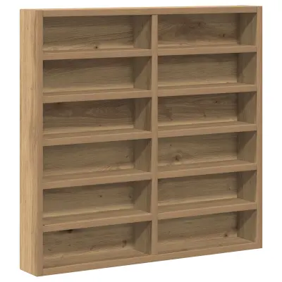 vidaXL Vitrine Kabinet Artisan Oreh 60x8,5x58 cm Izdelano iz lesa