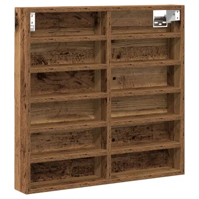 vidaXL Vitrina Kabinet Stari Les 60x8,5x58 cm Izdelan Les