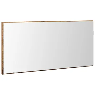 vidaXL Kopalniška ogledalna omara z LED lučko star les 80x37 cm