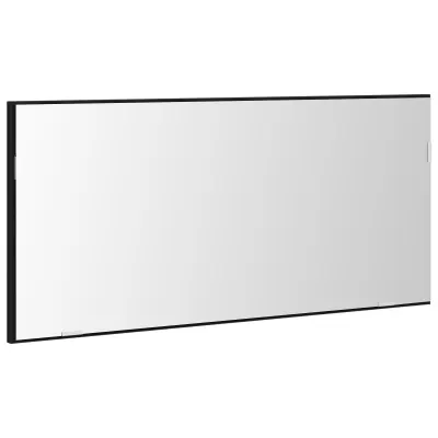 vidaXL Kopalniška ogledalna omara z LED svetlobo Črna hrast 80x37 cm