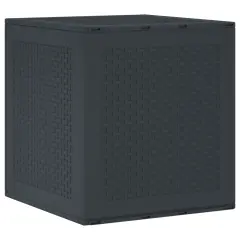 vidaXL Vrtna omara Antracit 55x53x57 cm PP