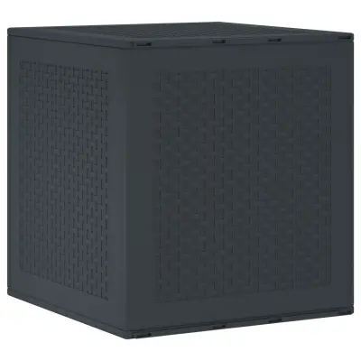vidaXL Vrtna omara Antracit 55x53x57 cm PP