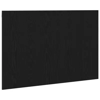 vidaXL Posteljna naslonjala Črno hrast 120x1,5x80 cm Umetno les