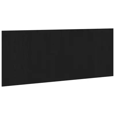 vidaXL Posteljna vzmetnica Črna Oreh 200x1,5x80 cm Izdelana iz lesa