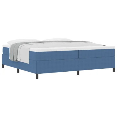 vidaXL Postelja Modra 200x200 cm iz kore