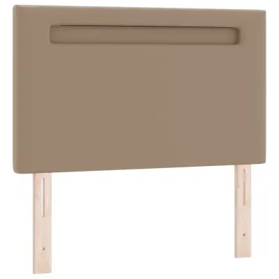 vidaXL Naslon za glavo Enostavna zasnova Kafarna 90 cm Umetno usnje