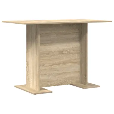 vidaXL Jedilna miza Sonoma hrast 110x60x75 cm Inženirski les