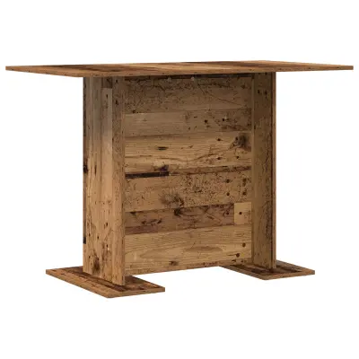 vidaXL Jedilna Miza Stara Les 110x60x75 cm Inženirski Les