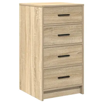 vidaXL stranski bife sonomski hrast 40x41x75 cm inženirski les