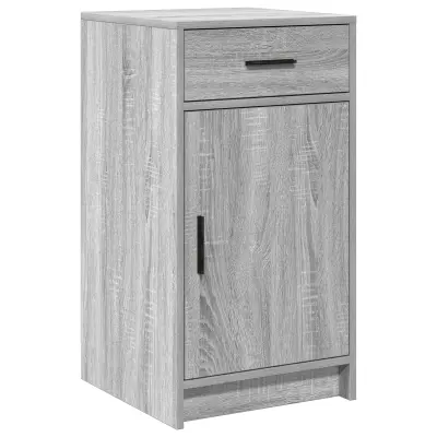 vidaXL Stranski omarica Siva Sonoma 40x41x75 cm Inženirski les